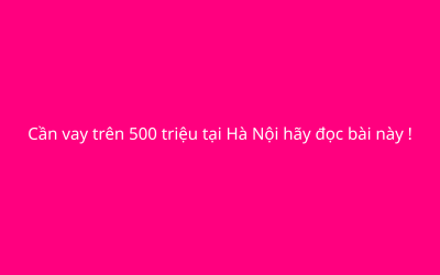 Giải pháp vay vốn an toàn tuyệt đối tại Safe Money